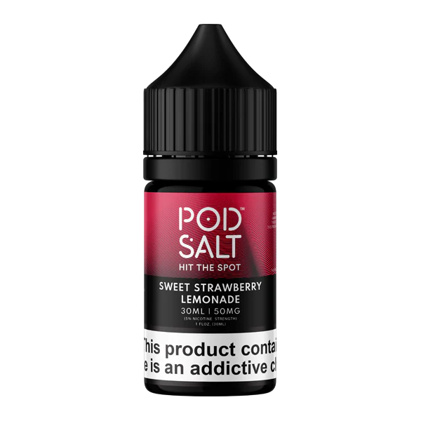 Sweet Strawberry Lemonade Pod Salt Onyx Salts